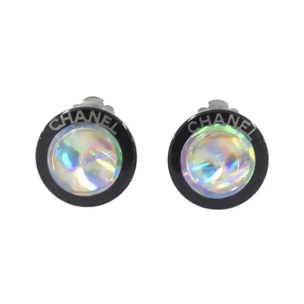 CHANEL Black Earrings